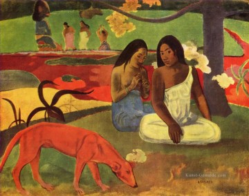 Joyeusete Arearea Beitrag Impressionismus Primitivismus Paul Gauguin Ölgemälde